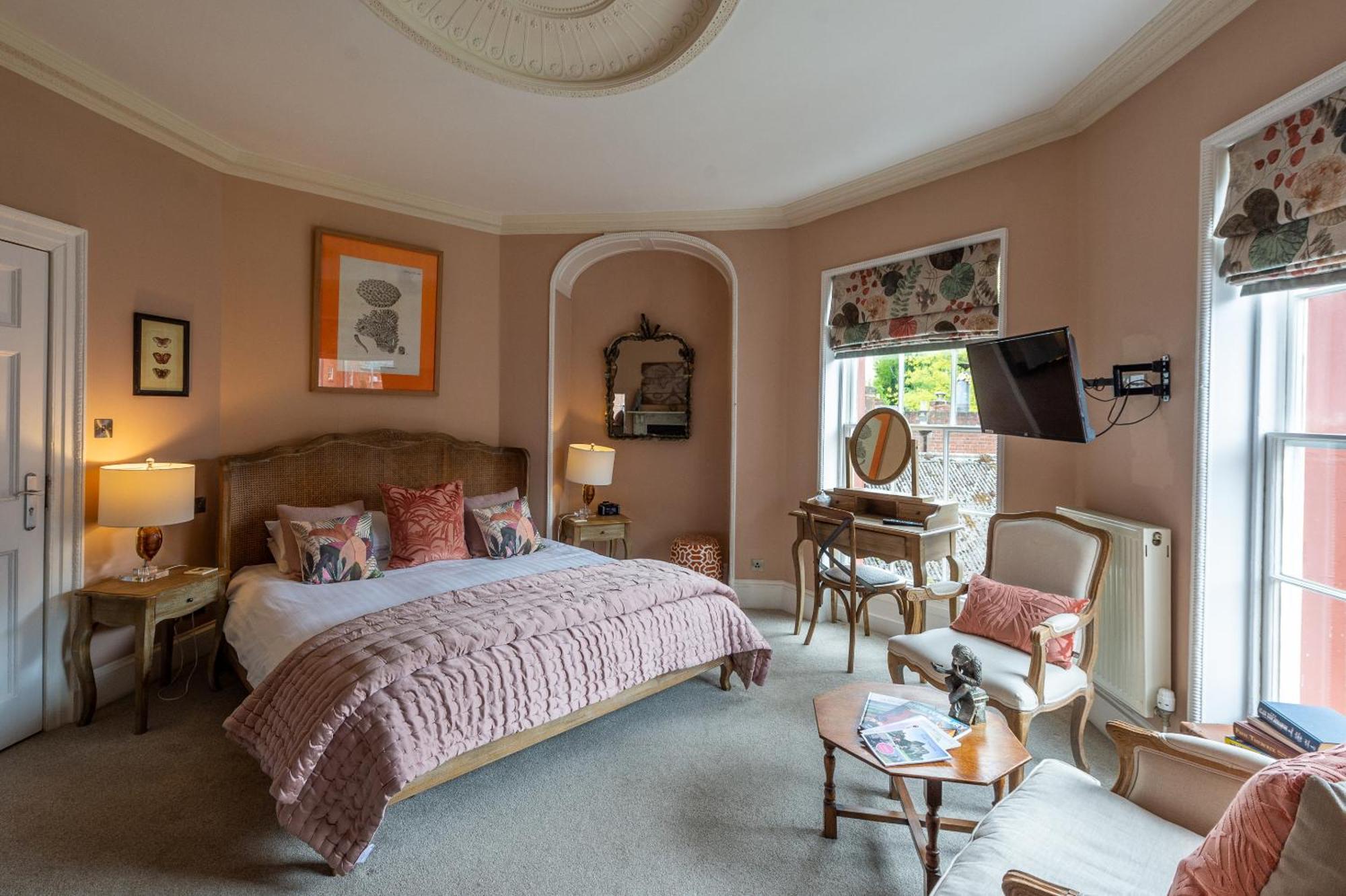 Bed and Breakfast Darwin'S Townhouse Shrewsbury Pokój zdjęcie A bedroom at the hotel